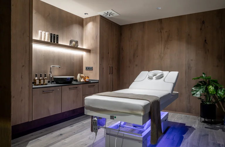 Liege zur Beauty-Behandlung im Spabereich vom Hotel Wittmanns
