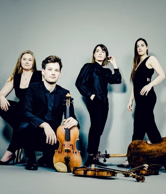 Barbican Quartet: Amarins Wierdsma, Violine – Christoph Slenczka, Viola – Kate Maloney, Violine – Yoanna Prodanova, Violoncello