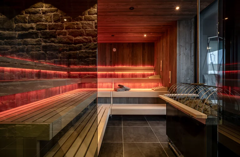 Sauna im Spabereich vom Hotel Wittmanns